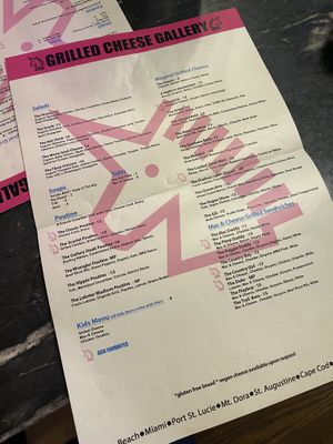   at The Grilled Cheese Gallery in St Augustine