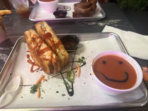   at The Grilled Cheese Gallery in St Augustine