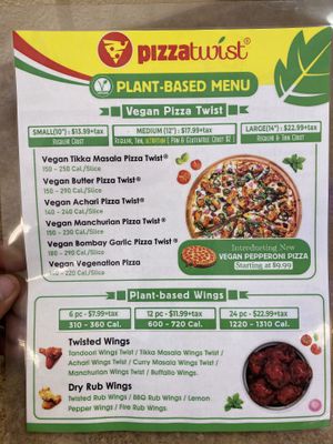 So many options at Pizza Twist in Roseville