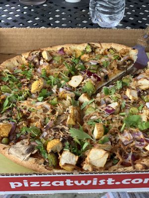 Vegan Tikka Masala Twist  at Pizza Twist in Roseville