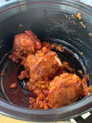 Tried to photograph Cauliflower Bites before they got devoured.  at Pizza Twist in Roseville