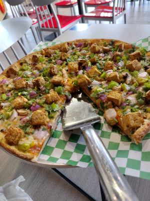 Vegan chicken Tikka masala at Pizza Twist in Roseville
