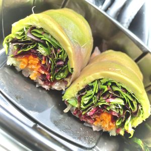 Spring Rolls at Fancy I Naturals in Pompano Beach