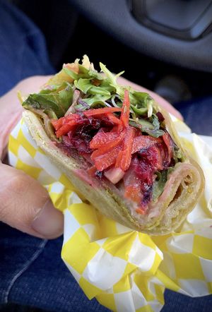 Roti Wrap at Fancy I Naturals in Pompano Beach