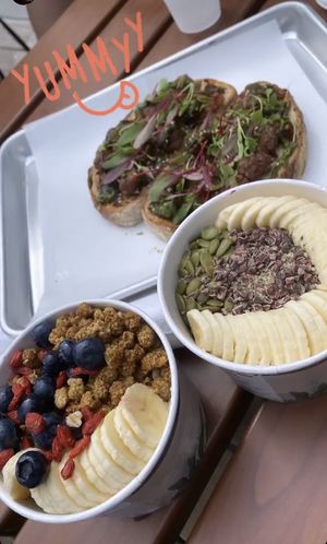 Umami toast, Açaí bowls  at Plantiful Superfoods in Kirkland