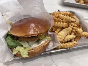 Napa burger   at Plantiful Superfoods in Kirkland