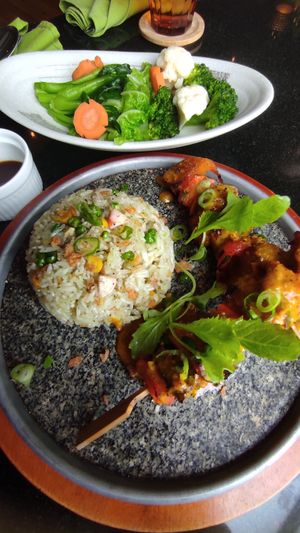 Detail at Vegan World Peace by Loving Hut in Reykjavik