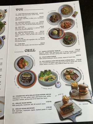 Menu at Vegan World Peace by Loving Hut in Reykjavik