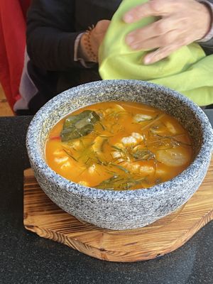 Soup 3 - spicy 🥵  at Vegan World Peace by Loving Hut in Reykjavik