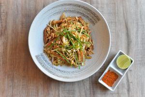 Pad Thai at Vegan World Peace by Loving Hut in Reykjavik