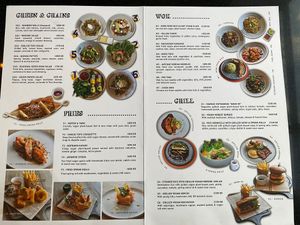 Menu at Vegan World Peace by Loving Hut in Reykjavik