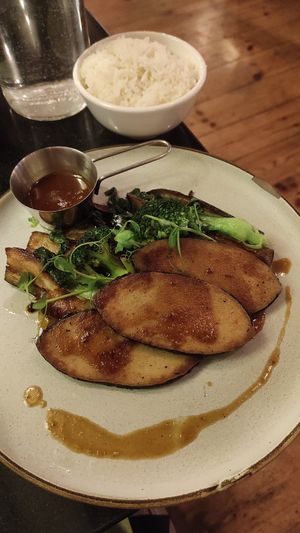 Tofu no fish at Vegan World Peace by Loving Hut in Reykjavik