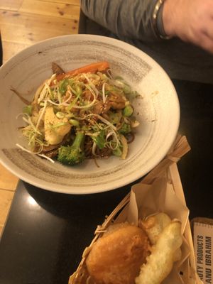 Chow mien  at Vegan World Peace by Loving Hut in Reykjavik