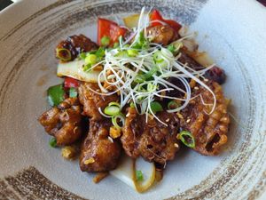 Kung Pao at Vegan World Peace by Loving Hut in Reykjavik