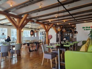 Inside at Vegan World Peace by Loving Hut in Reykjavik