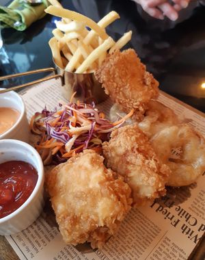 Tofu croquette at Vegan World Peace by Loving Hut in Reykjavik