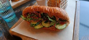 Vegan Bahn Mi at Vegan World Peace by Loving Hut in Reykjavik