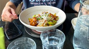   at Vegan World Peace by Loving Hut in Reykjavik