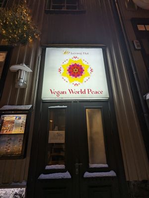 Vegan at Vegan World Peace by Loving Hut in Reykjavik