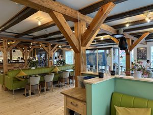 Nice inside.    at Vegan World Peace by Loving Hut in Reykjavik