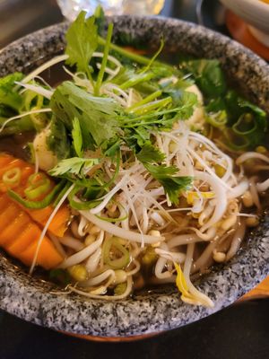 Pho no tofu at Vegan World Peace by Loving Hut in Reykjavik