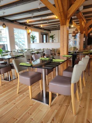 Inside at Vegan World Peace by Loving Hut in Reykjavik