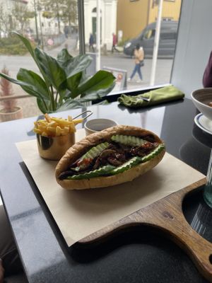   at Vegan World Peace by Loving Hut in Reykjavik