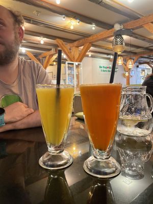 Juice  at Vegan World Peace by Loving Hut in Reykjavik