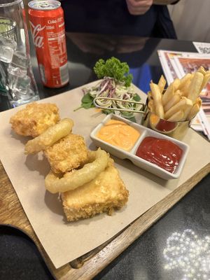 Tofu croquets   at Vegan World Peace by Loving Hut in Reykjavik