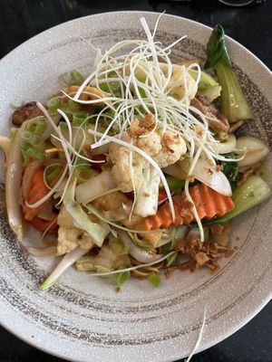 Chow mein  at Vegan World Peace by Loving Hut in Reykjavik