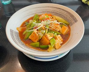 Mapo tofu   at Vegan World Peace by Loving Hut in Reykjavik