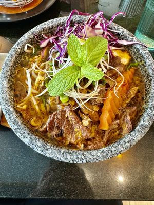 Bun Bo Hue  at Vegan World Peace by Loving Hut in Reykjavik