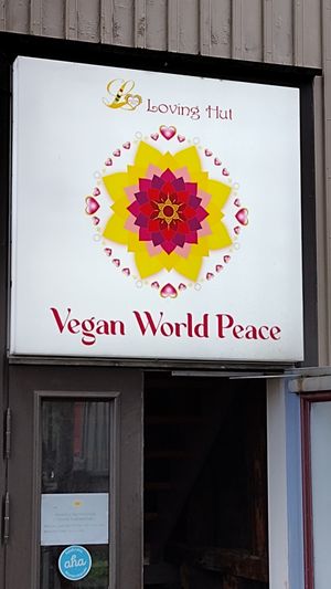  at Vegan World Peace by Loving Hut in Reykjavik