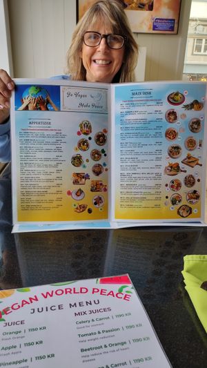  at Vegan World Peace by Loving Hut in Reykjavik