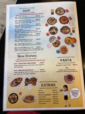 Extras  at Vegan World Peace by Loving Hut in Reykjavik