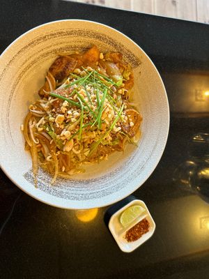 Pad Thai  at Vegan World Peace by Loving Hut in Reykjavik