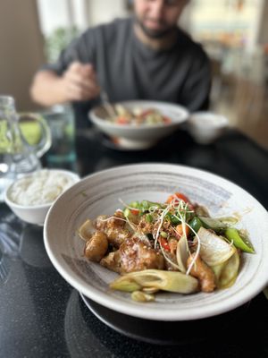   at Vegan World Peace by Loving Hut in Reykjavik