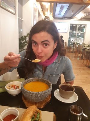  at Vegan World Peace by Loving Hut in Reykjavik