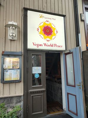  at Vegan World Peace by Loving Hut in Reykjavik