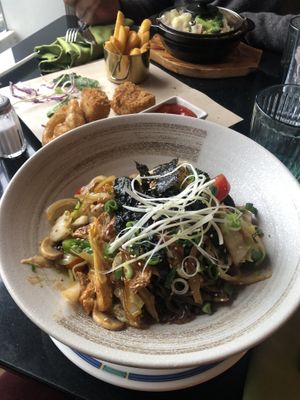  Corean noodles  at Vegan World Peace by Loving Hut in Reykjavik