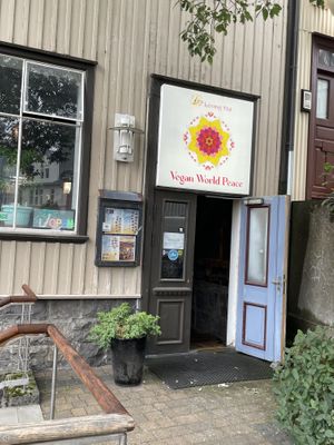   at Vegan World Peace by Loving Hut in Reykjavik