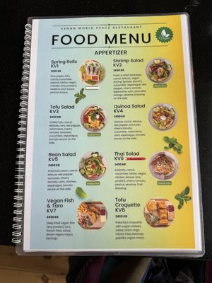   at Vegan World Peace by Loving Hut in Reykjavik