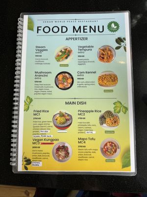   at Vegan World Peace by Loving Hut in Reykjavik