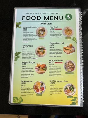   at Vegan World Peace by Loving Hut in Reykjavik