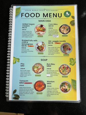   at Vegan World Peace by Loving Hut in Reykjavik