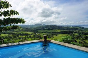 View from the pool at Mikado Sushi Ramen - Hotel El Sol Morrillo in Morrillo