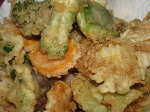 Mixed veggy tempura at Mikado Sushi Ramen - Hotel El Sol Morrillo in Morrillo