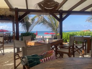   at Kontiki Beach in Orient Bay