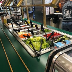 Salad bar at Constantly Pizza in Concord