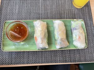 Summer rolls can be ordered vegan  at Saigon Food & Trend in Hannover